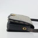 GUCCI GG Supreme Shoulder Bag PVC Leather Navy Gold Tone Auth ep15387-3