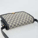 GUCCI GG Supreme Shoulder Bag PVC Leather Navy Gold Tone Auth ep15387-6
