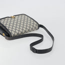 GUCCI GG Supreme Shoulder Bag PVC Leather Navy Gold Tone Auth ep15387-7