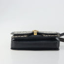 GUCCI GG Supreme Shoulder Bag PVC Leather Navy Gold Tone Auth ep15387-5