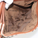 Burberrys Nova Check Shoulder Bag PVC Leather Beige Gold Tone Auth ep15388-23