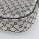 GUCCI GG Supreme Shoulder Bag PVC Leather Navy Gold Tone Auth ep15390-16