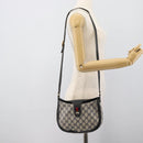 GUCCI GG Supreme Shoulder Bag PVC Leather Navy Gold Tone Auth ep15390-23
