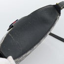 GUCCI GG Supreme Shoulder Bag PVC Leather Navy Gold Tone Auth ep15390-6