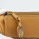 GUCCI Micro GG Shoulder Bag PVC Leather Beige Gold Tone 01 37 4001 Auth ep15391-10