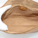 GUCCI Micro GG Shoulder Bag PVC Leather Beige Gold Tone 01 37 4001 Auth ep15391-11