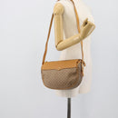 GUCCI Micro GG Shoulder Bag PVC Leather Beige Gold Tone 01 37 4001 Auth ep15391-21