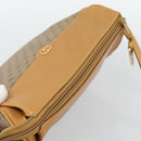GUCCI Micro GG Shoulder Bag PVC Leather Beige Gold Tone 01 37 4001 Auth ep15391-6