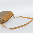 GUCCI Micro GG Shoulder Bag PVC Leather Beige Gold Tone 01 37 4001 Auth ep15391-7