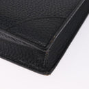 LOEWE Business Bag Leather Black Gold Tone Auth ep15399-17