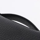 LOEWE Business Bag Leather Black Gold Tone Auth ep15399-14