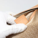 CELINE C Macadam Hand Bag Suede Beige Gold Tone Auth ep15402-12