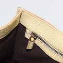 GUCCI GG Canvas Hand Bag Beige Bronze 124260 Auth ep15404-20