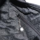 GUCCI Bamboo Hand Bag Nylon Black Silver Auth ep15413-20
