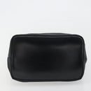 GUCCI Bamboo Hand Bag Nylon Black Silver Auth ep15413-5