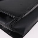 Christian Dior Shoulder Bag Leather Black Gold Tone Auth ep15419-9