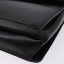 Christian Dior Shoulder Bag Leather Black Gold Tone Auth ep15419-14