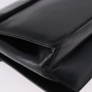 Christian Dior Shoulder Bag Leather Black Gold Tone Auth ep15419-15