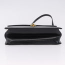 Christian Dior Shoulder Bag Leather Black Gold Tone Auth ep15419-5