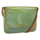 LOUIS VUITTON Monogram Vernis Thompson Street Baby Blue M91009 LV Auth ep15428-1