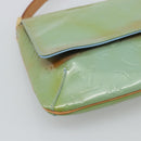 LOUIS VUITTON Monogram Vernis Thompson Street Baby Blue M91009 LV Auth ep15428-15