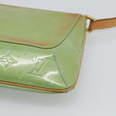 LOUIS VUITTON Monogram Vernis Thompson Street Baby Blue M91009 LV Auth ep15428-16