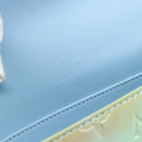 LOUIS VUITTON Monogram Vernis Thompson Street Baby Blue M91009 LV Auth ep15428-17