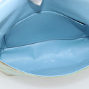 LOUIS VUITTON Monogram Vernis Thompson Street Baby Blue M91009 LV Auth ep15428-11