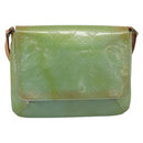 LOUIS VUITTON Monogram Vernis Thompson Street Baby Blue M91009 LV Auth ep15428-13