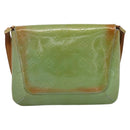LOUIS VUITTON Monogram Vernis Thompson Street Baby Blue M91009 LV Auth ep15428-2
