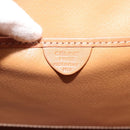 CELINE Macadam Hand Bag PVC Leather Brown Gold Tone Auth ep15431-12
