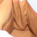 CELINE Macadam Hand Bag PVC Leather Brown Gold Tone Auth ep15431-18