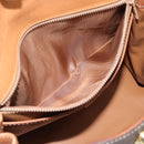 CELINE Macadam Hand Bag PVC Leather Brown Gold Tone Auth ep15431-21