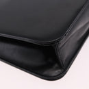 Christian Dior Chain Shoulder Bag Leather Black Gold Tone Auth ep15433-12