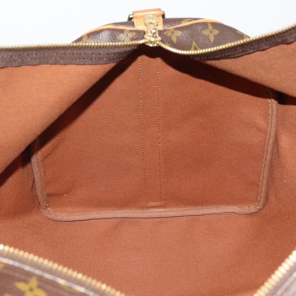 LOUIS VUITTON Monogram Keepall Bandouliere 60 Boston Bag M41412 LV Auth ep15434