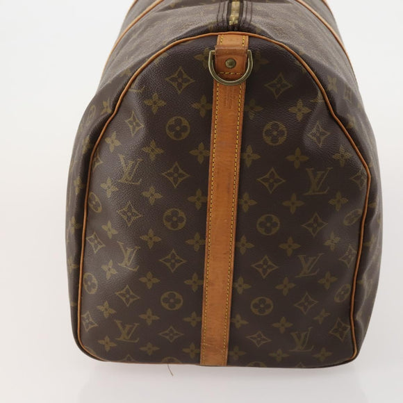 LOUIS VUITTON Monogram Keepall Bandouliere 60 Boston Bag M41412 LV Auth ep15434
