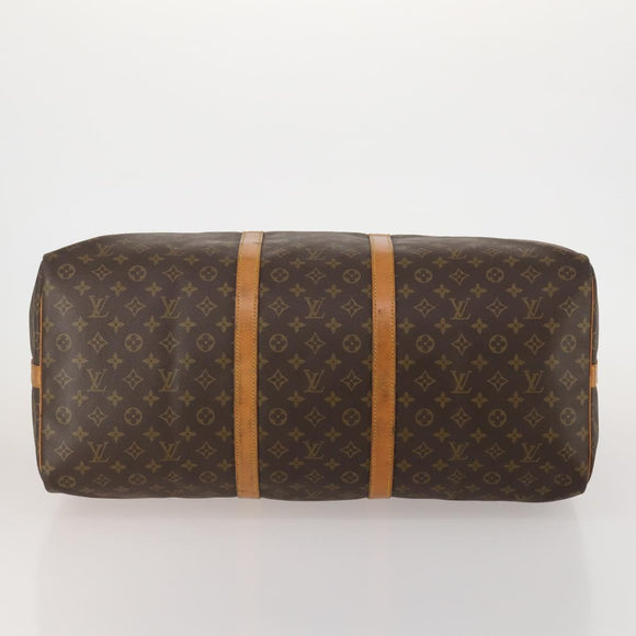 LOUIS VUITTON Monogram Keepall Bandouliere 60 Boston Bag M41412 LV Auth ep15434