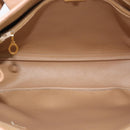Christian Dior Trotter Tote Bag PVC Leather Beige Gold Tone Auth ep15436-15