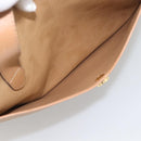 Christian Dior Trotter Tote Bag PVC Leather Beige Gold Tone Auth ep15436-21