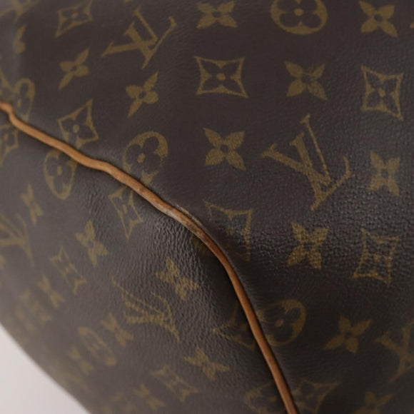 LOUIS VUITTON Monogram Keepall 55 Boston Bag M41424 LV Auth ep15437