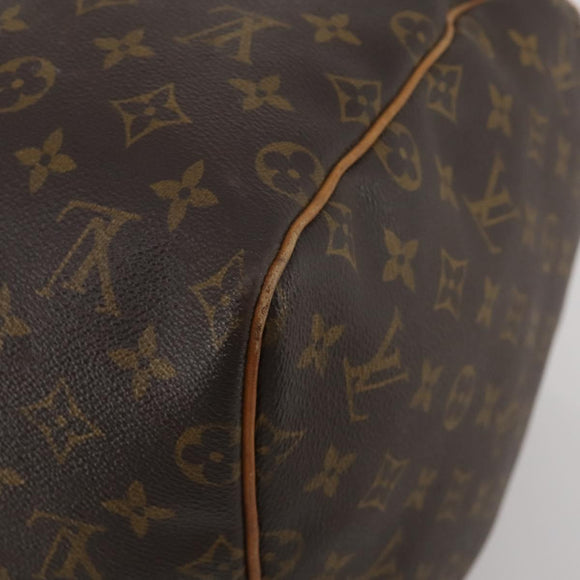 LOUIS VUITTON Monogram Keepall 55 Boston Bag M41424 LV Auth ep15437