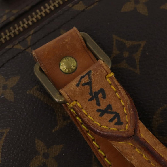 LOUIS VUITTON Monogram Keepall 55 Boston Bag M41424 LV Auth ep15437