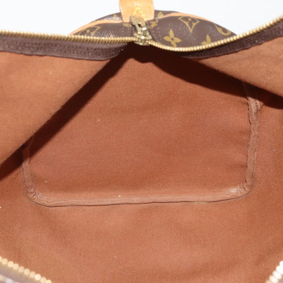 LOUIS VUITTON Monogram Keepall 55 Boston Bag M41424 LV Auth ep15437