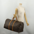 LOUIS VUITTON Monogram Keepall 55 Boston Bag M41424 LV Auth ep15437-23