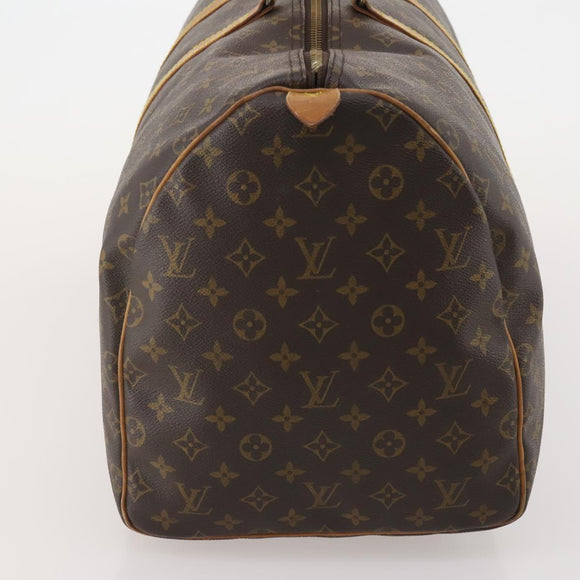 LOUIS VUITTON Monogram Keepall 55 Boston Bag M41424 LV Auth ep15437