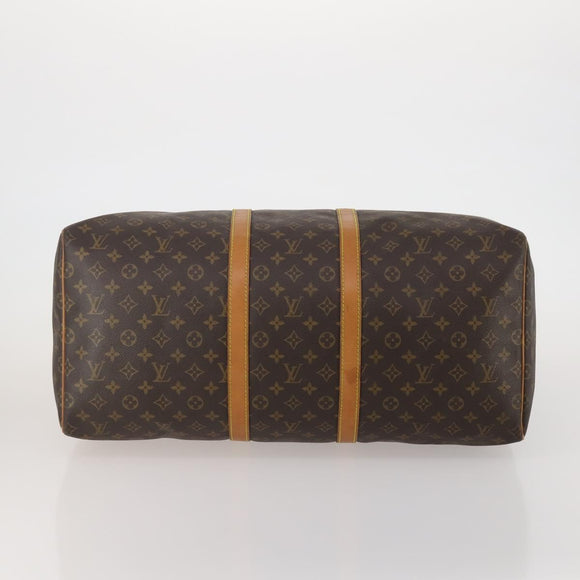 LOUIS VUITTON Monogram Keepall 55 Boston Bag M41424 LV Auth ep15437