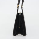 FENDI Hand Bag Leather Brown Gold Tone Auth ep15441A-3