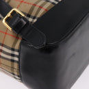 Burberrys Nova Check Backpack Canvas Beige Gold Tone Auth ep15445A-15