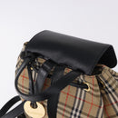 Burberrys Nova Check Backpack Canvas Beige Gold Tone Auth ep15445A-6