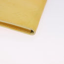 LOUIS VUITTON Monogram Vernis Walker Wallet Lime Yellow M91074 LV Auth ep15446-16